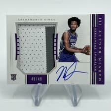 Marvin Bagley III 2018 Panini National Treasures card