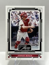 2025 Panini Three and Two Base Set Johnny Bench #16 card