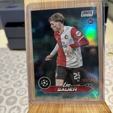 Leo Sauer 2023 Topps Stadium Club Chrome UEFA card