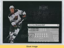 2024-25 Skybox Metal Universe Search Engines Brock Faber #ST-11 card