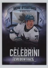 2025-26 Upper Deck Credentials Now Starring Macklin Celebrini #NS-21 card