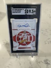 Joe Montana 2020 Panini National Treasures Signatures card