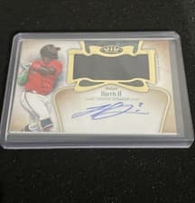 2026 Topps Tier One Autographed Tier One Jumbo Relics Michael Harris II #AT1JR-MH card