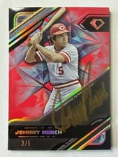 2025 Topps Diamond Icons Black PolychromatINK Autographs Johnny Bench #BPA-JB card