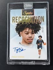 2025-26 Panini Signature Series Recognition Signatures Tyran Stokes #8 card