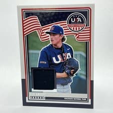 2025 Panini Stars & Stripes USA Materials Ben Abeldt #USA-BA card