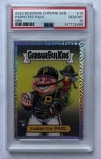 2024 Bowman Chrome Garbage Pail Kids Parroted Paul #BGP-14 card