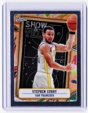 2024-25 Topps Chrome Show and Tell Stephen Curry #ST-7 card