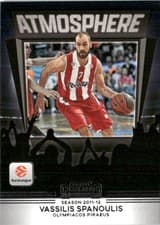2025-26 Panini Contenders EuroLeague Atmosphere Vassilis Spanoulis #16 card