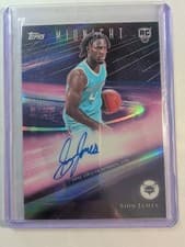 2025-26 Topps Midnight Rookie Horizon Signatures Sion James #RHS-SJ card