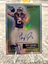 2025 Bowman University Chrome 1955 Bowman Football Autographs Avery Johnson #55AV-AJ card