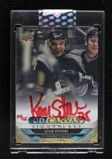 2024-25 Upper Deck Clear Cut Canvas Signatures Kevin Stevens #CS-KS card