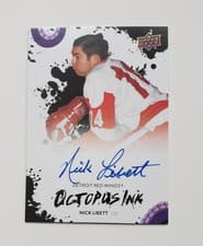 2025-26 Upper Deck Detroit Red Wings Centennial Octopus Ink Nick Libett #OI-LI card