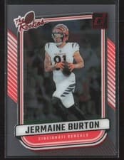 2024 Clearly Donruss The Rookies Jermaine Burton #20 card