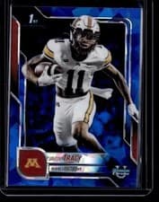 2025 Bowman University Chrome Sapphire Base Set Javon Tracy #175 card