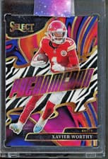2025 Panini Select Phenomenon Xavier Worthy #13 card