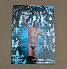 2026 Topps Chrome WWE Platinum Punk CM Punk #PLP-4 card
