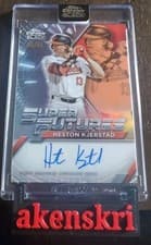 2025 Topps Chrome Black Super Futures Autographs Heston Kjerstad #FSA-HK card