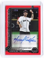 2025 Topps Update First Pitch Autographs Manuel Selman #FPA-SEL card