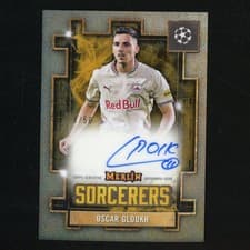 Oscar Gloukh 2024 Topps Merlin UEFA Sorcerers Autograph card