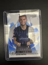 Lautaro Martinez 2025 Topps UEFA Ultimate Stage Chrome card