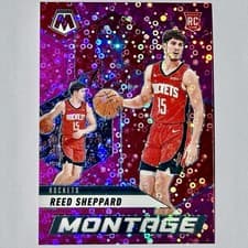 Reed Sheppard 2024-25 Panini Mosaic Montage card