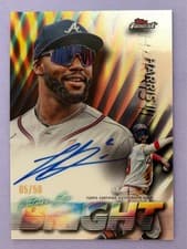 Michael Harris II 2024 Finest Future So Bright Autographs card