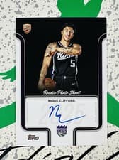 2025-26 Topps Rookie Photo Shoot Autographs Nique Clifford #RP-NC card