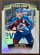 2024-25 Upper Deck Stature Base Set Cale Makar #15 card