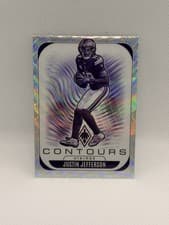 Justin Jefferson 2025 Panini Phoenix Contours card