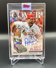 2026 Topps Cover Athletes Autographs Albert Pujols #COVR-AP card