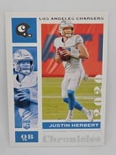 Justin Herbert 2020 Panini Chronicles card