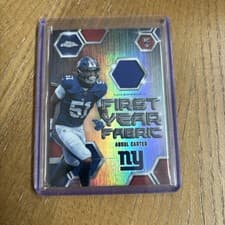 2025 Topps Chrome First Year Fabric Abdul Carter #FYF-AC card