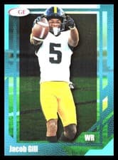 2026 SAGE Football Base Set Jacob Gill #16 card