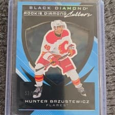 2025-26 Upper Deck Black Diamond Rookie Diamond Cutters Hunter Brzustewicz #RDC-HB card