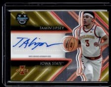 Tamin Lipsey 2024-25 Bowman's Best University Possession Arrow Autographs card