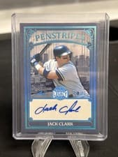 2025 Leaf Bronx Legacy Penstripes Jack Clark #P-JC1 card