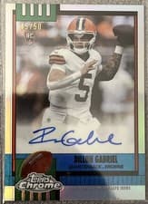 2025 Topps Chrome 1990 Topps Autographs Dillon Gabriel #1990-DG card