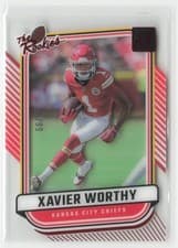 2024 Clearly Donruss The Rookies Xavier Worthy #7 card