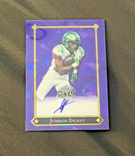 2025 Leaf Metal 92 Autographs Jurrion Dickey #92L-JD3 card