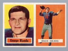 1957 Topps George Blanda #31