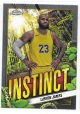 2024-25 Topps Chrome Instinct LeBron James #INS-10 card
