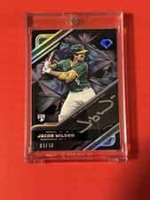 2025 Topps Diamond Icons Black PolychromatINK Autographs Jacob Wilson #BPA-JWI card