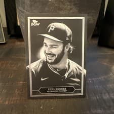 2025 Topps Black & White Prized Portraits Paul Skenes #PP3 card