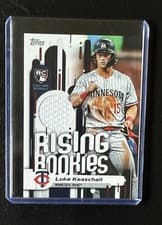 2025 Topps Update Rising Rookies Relics Luke Keaschall #RRR-LK card