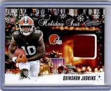 2025 Panini Absolute Holiday Suit Quinshon Judkins #HS-QJS card