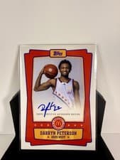 2025 Topps Chrome McDonald's All American Event Autographs Darryn Peterson #EA-DP card