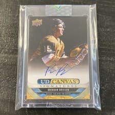 2024-25 Upper Deck Clear Cut Canvas Signatures Brendan Brisson #CS-BB card