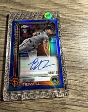 2025 Topps Chrome Update Autographs Blade Tidwell #AC-BT card
