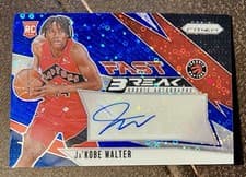 2024-25 Panini Prizm Fast Break Rookie Autographs Ja'Kobe Walter #FBR-JKR card